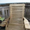 Chaise Lounger with Drink on the Top Deck